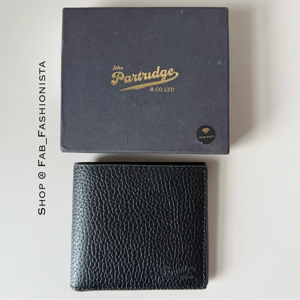 Black Leather Wallet Genuine Leather